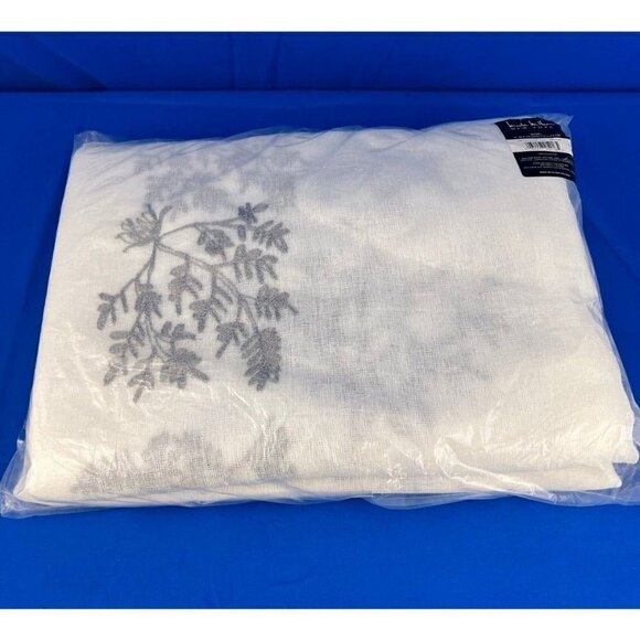 Nicole Miller New York Mabel Sheer Rod Pocket Curtain Panels 54"x108" Set of 2 - Picture 2 of 6